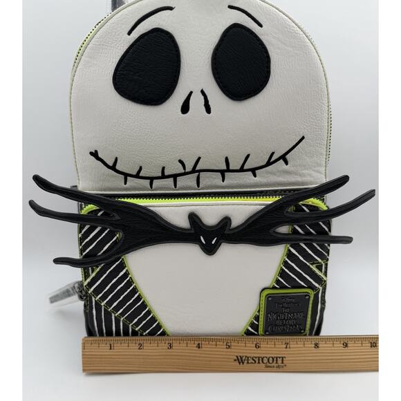 Loungefly Disney Jack Skellington Mini Backpack Nightmare Before Christmas *Read main image 13